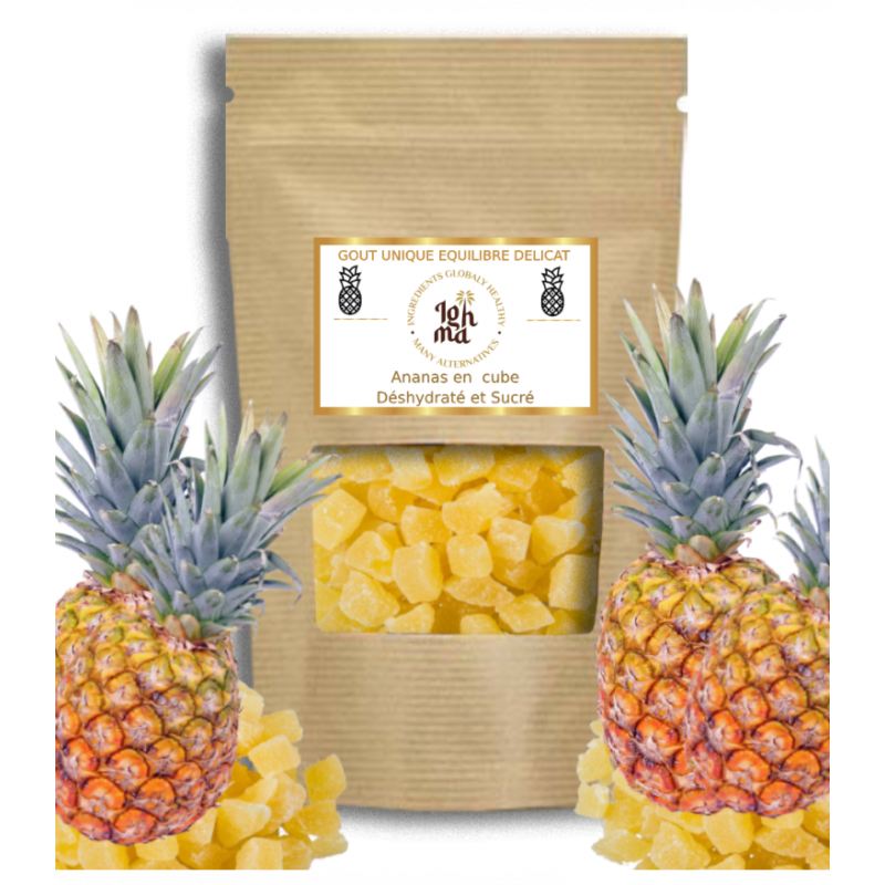 Ananas déshydraté - Sachet 200g
