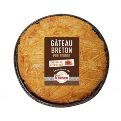 Gâteau breton pur beurre, caramel au beurre salé