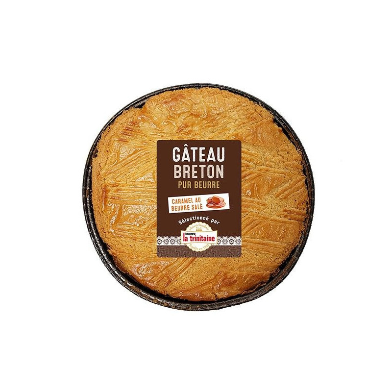 Gâteau breton pur beurre, caramel au beurre salé